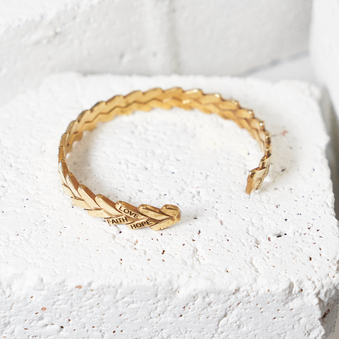 Love | Faith | Hope | Cuff