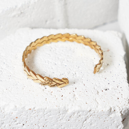 Love | Faith | Hope | Cuff